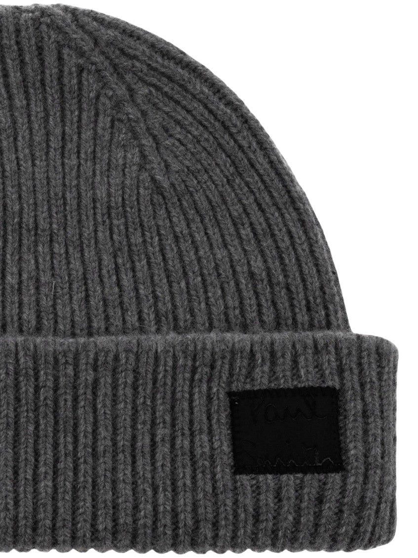 Grey Knitted Beanie Cap 3