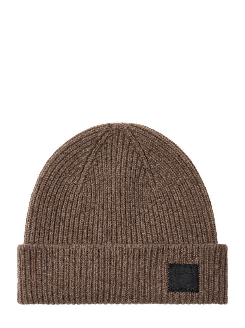 Brown Knitted Beanie Cap 1