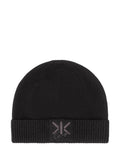 Black Logo Beanie Cap 1