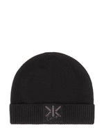 Black Logo Beanie Cap 1