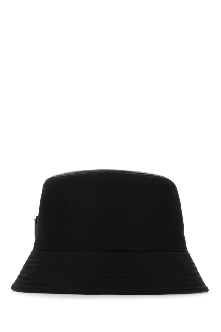 Black Logo Patch Bucket  Hat 1