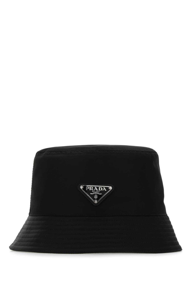 Black Logo Patch Bucket  Hat 2