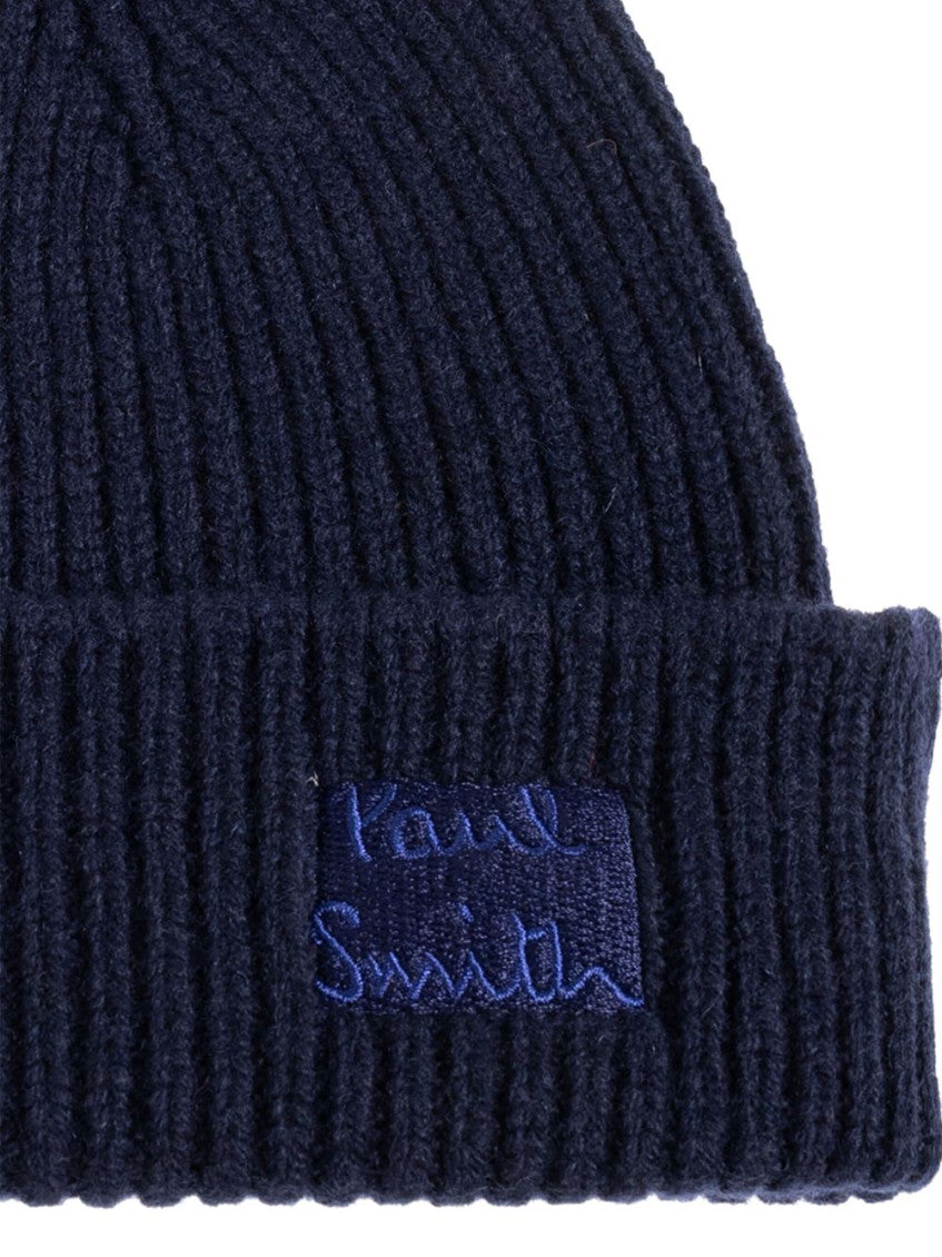 Navy Blue Logo Beanie Hat 3