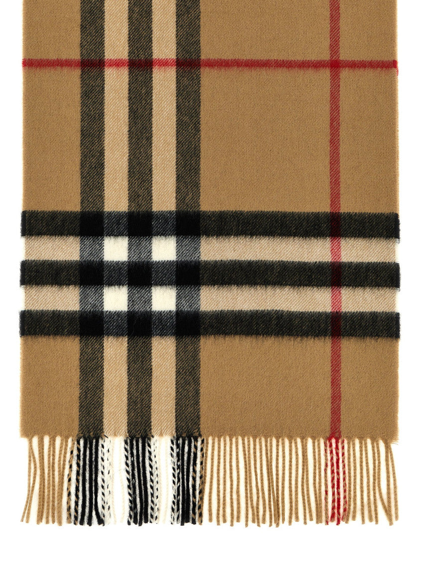 Beige Check Scarf 2