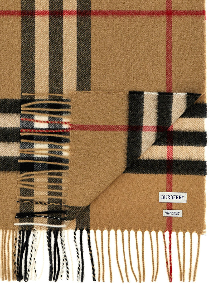 Beige Check Scarf 3