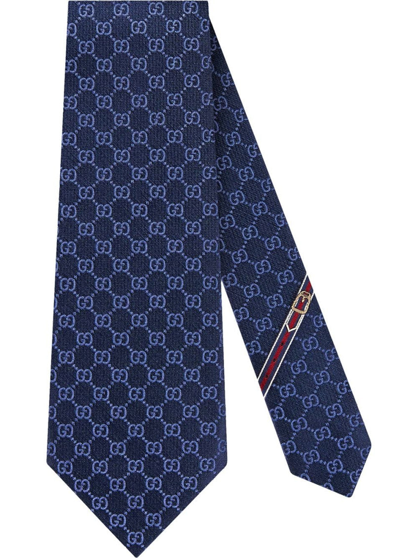 Navy Blue Logo Tie 1