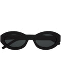 Black Oval Sunglasses 1
