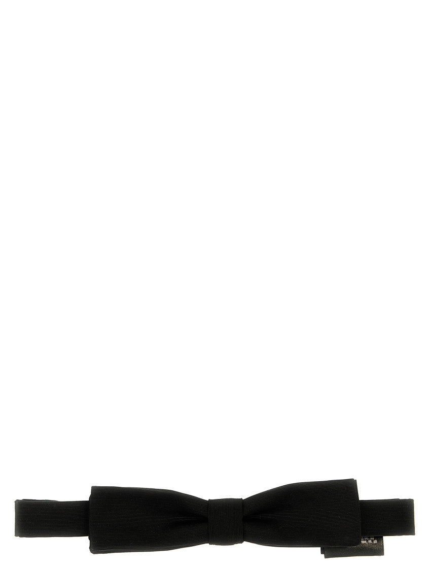 Black Solid Bowtie 1