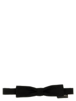 Black Solid Bowtie 1