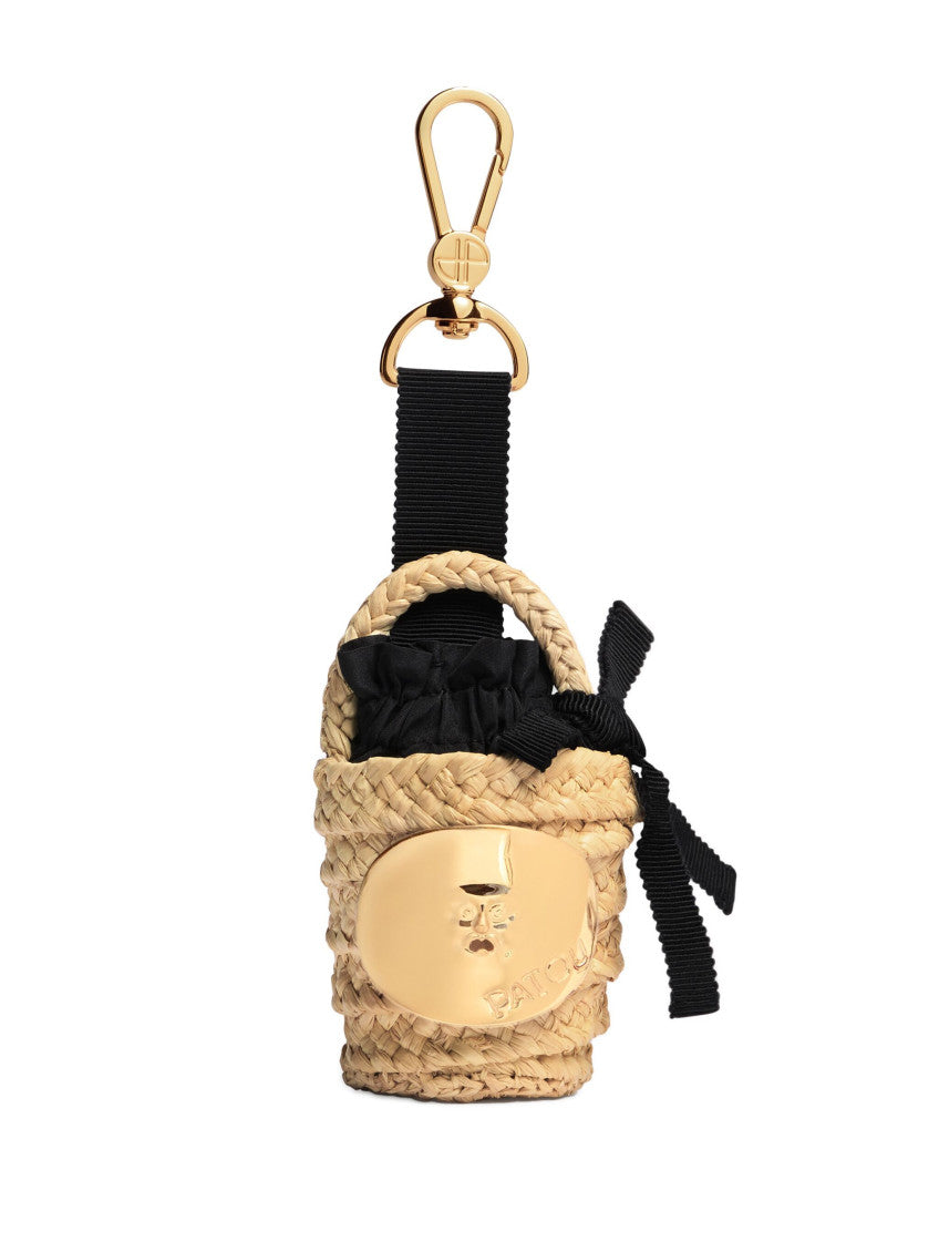 Beige Iconic Bucket Keyring 1
