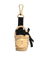 Beige Iconic Bucket Keyring 1