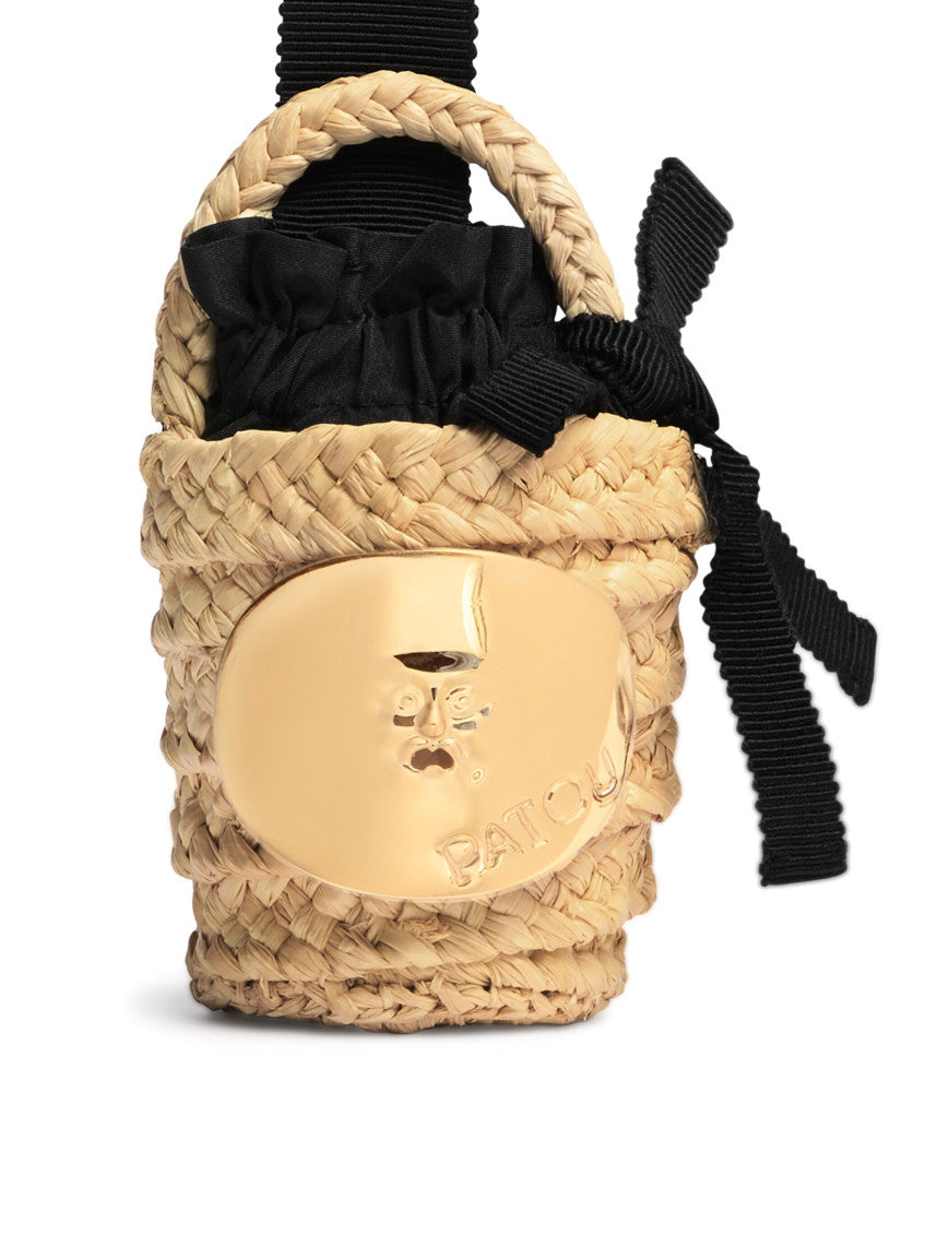Beige Iconic Bucket Keyring 2