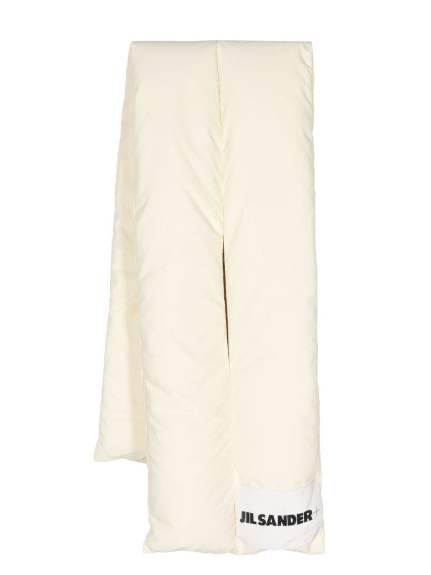 White Logo padded scarf 1