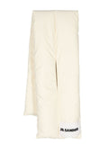 White Logo padded scarf 1