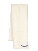 White Logo padded scarf 1