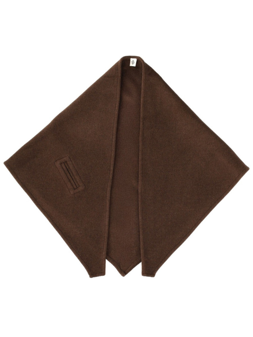Brown CLOONEY Solid Scarf 1