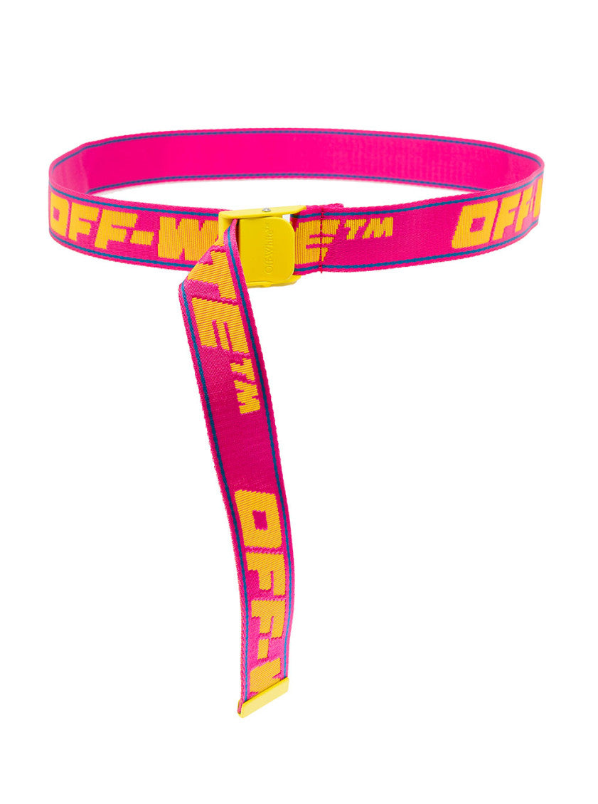 Fuchsia Logo Adjustable Buckle Belt 1