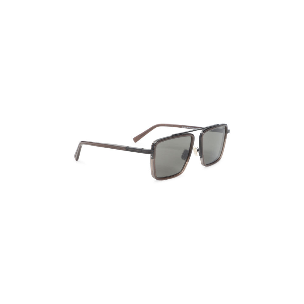 Dark Brown Square Sunglasses 2