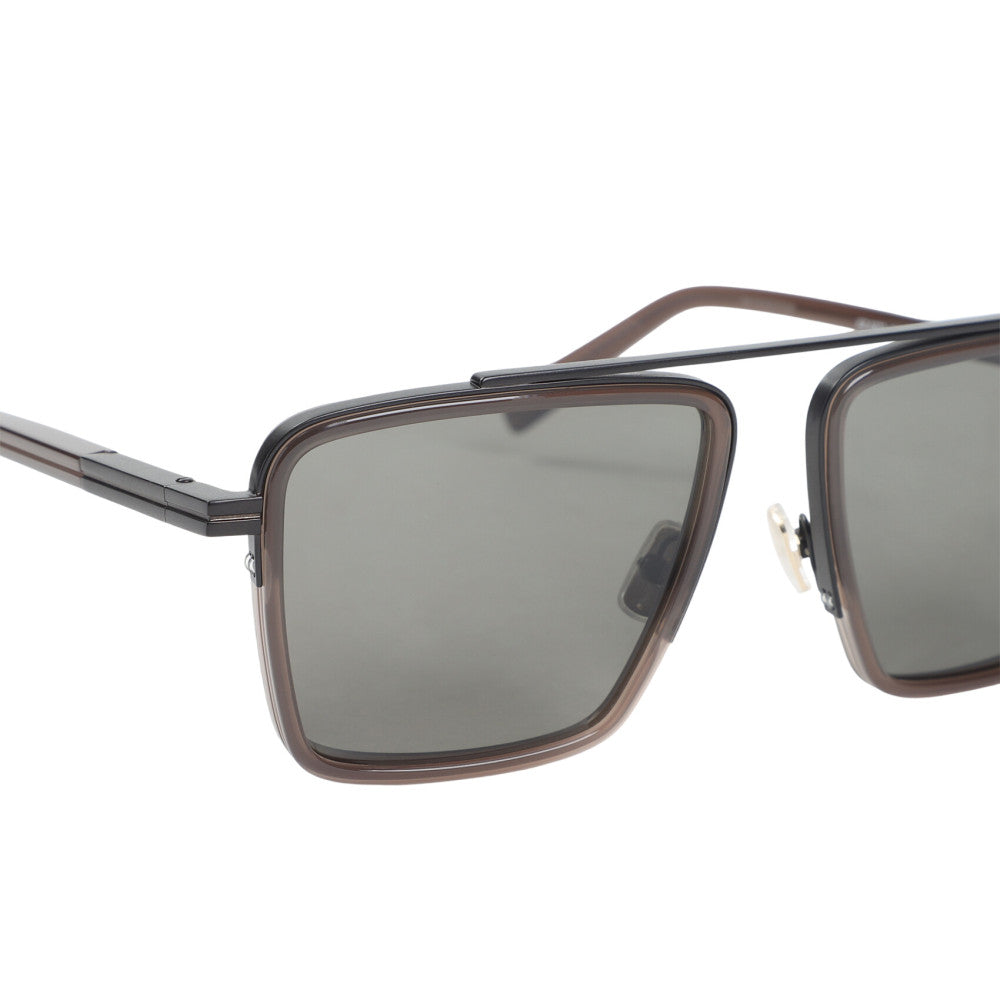 Dark Brown Square Sunglasses 3