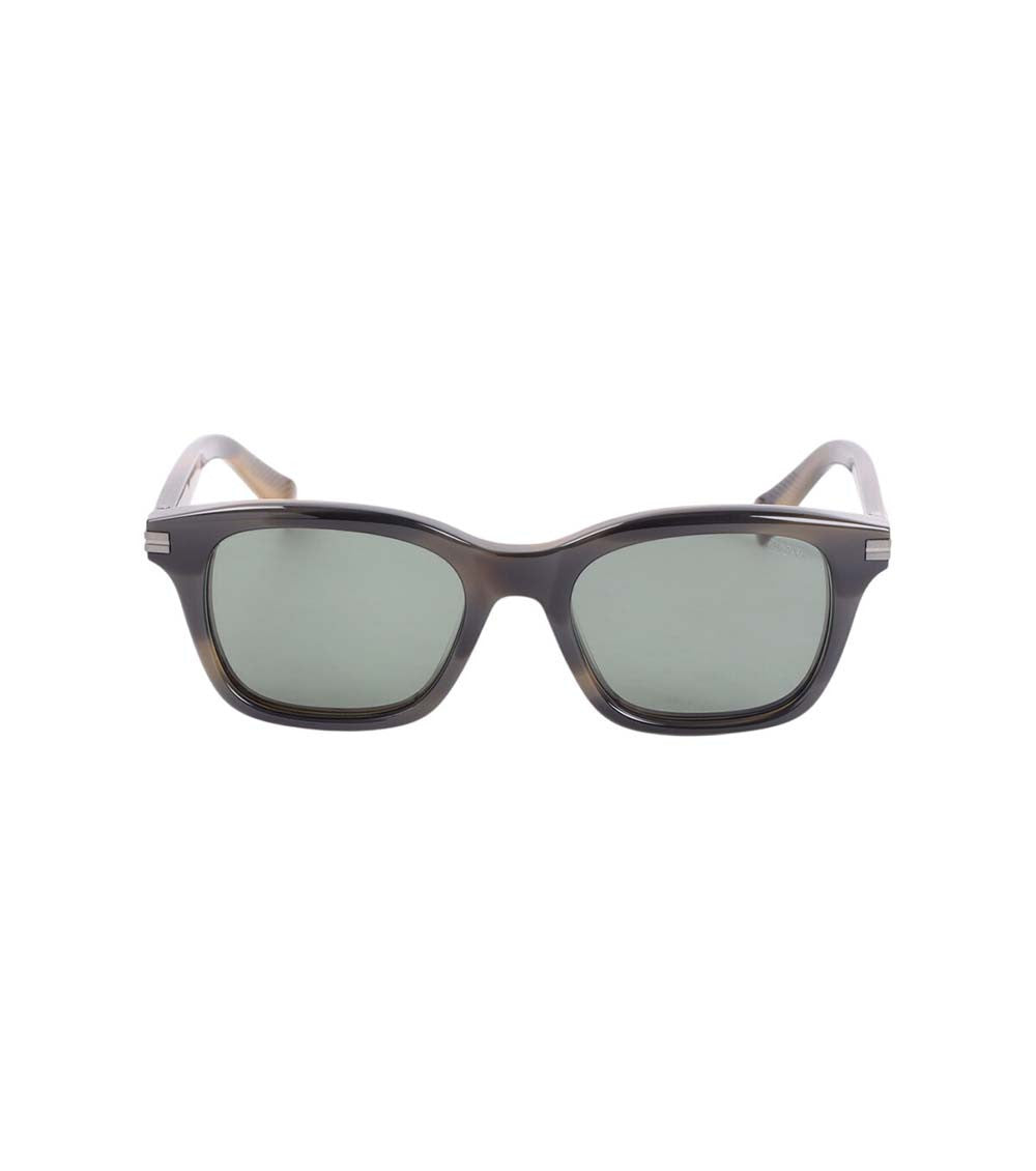 Brown Havana Rectangular Sunglasses 1