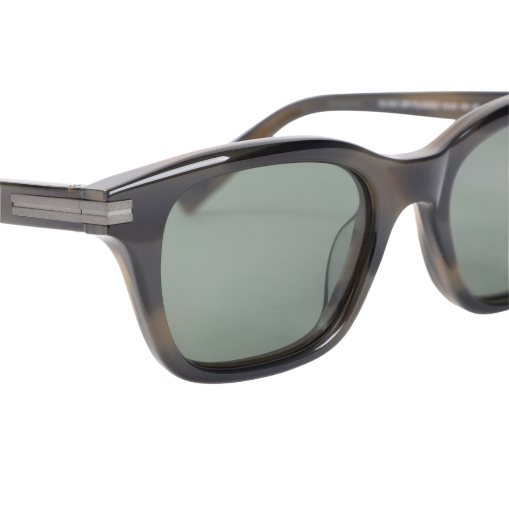 Brown Havana Rectangular Sunglasses 3