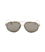 Dark Green Aviator Sunglasses 1