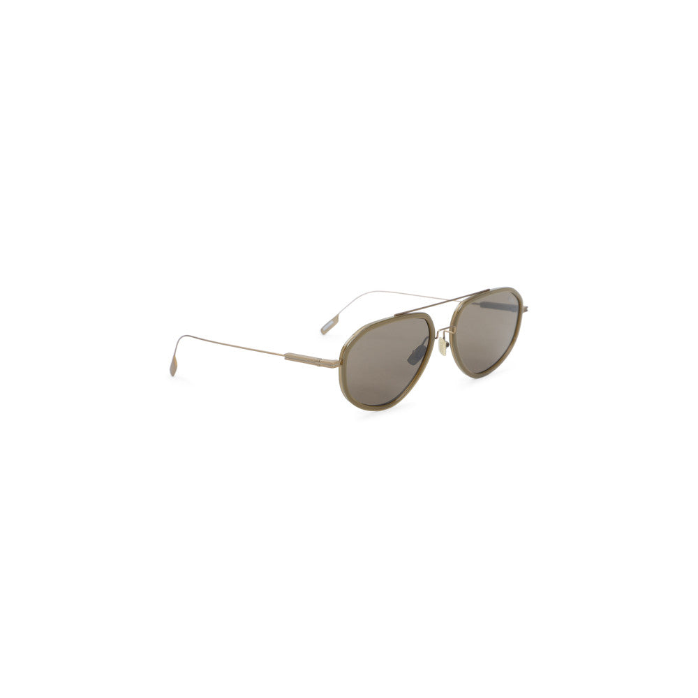 Dark Green Aviator Sunglasses 2