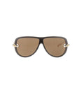 Dark Brown Aviator Sunglasses 1