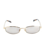 Golden Oval Sunglasses 1