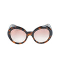 Brown Havana Round Sunglasses 1