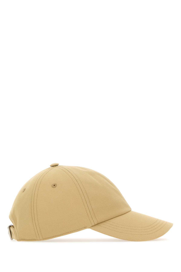 Beige Solid  Baseball Cap 2