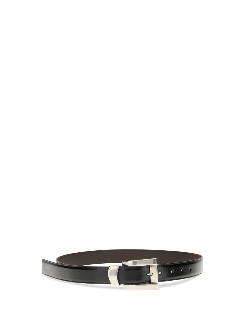 Black Rectangular Buckle Belt 1