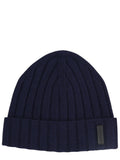 Blue Knitted Beanie Cap 1