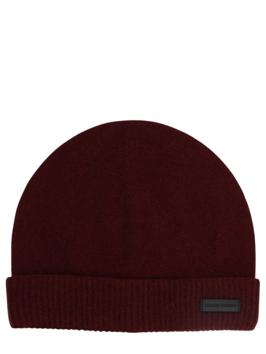 Burgundy Red Beanie Cap 1