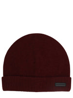 Burgundy Red Beanie Cap 1