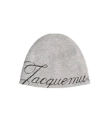 Grey Logo Beanie Cap 1