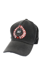 Grey Vintage-Effect Baseball Cap 1