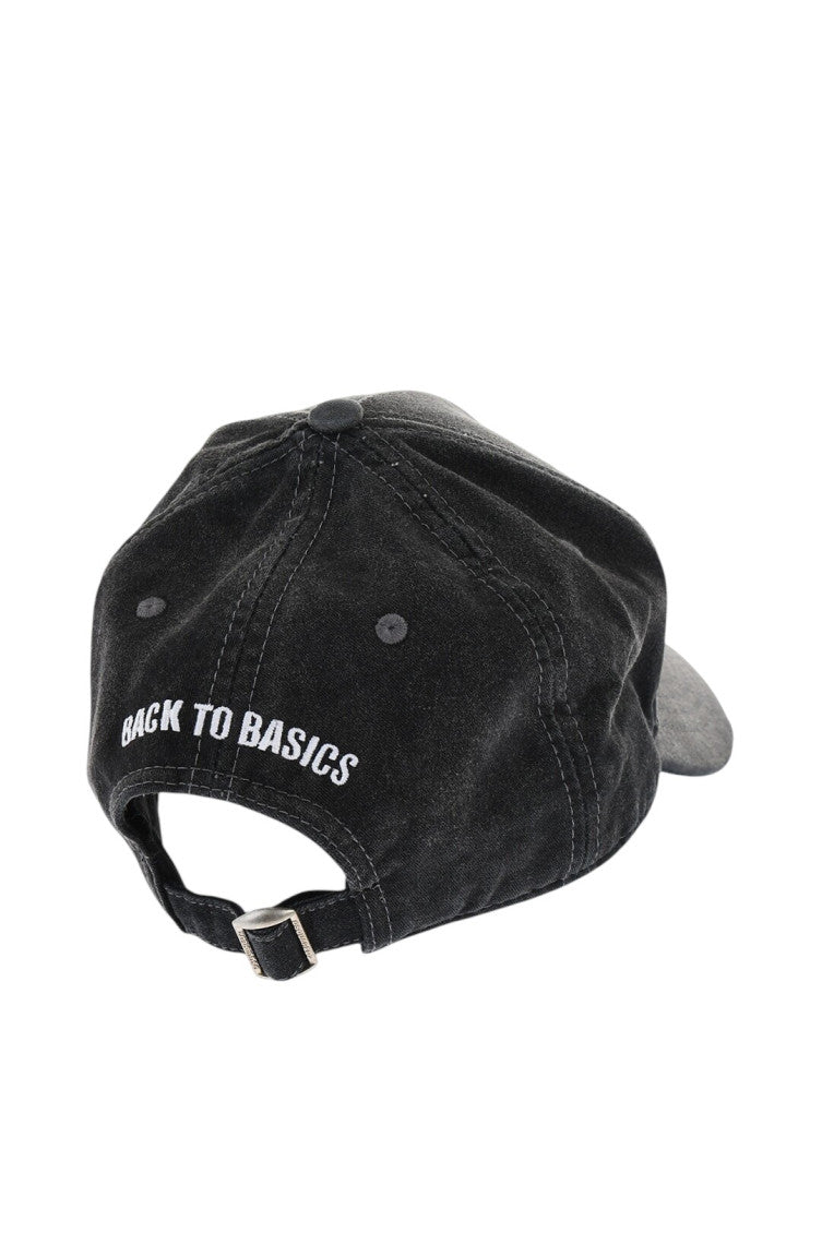 Grey Vintage-Effect Baseball Cap 2