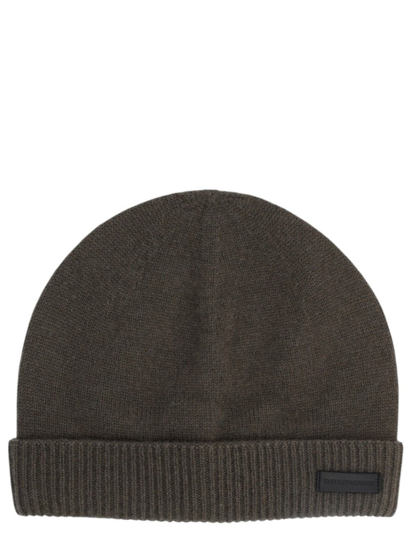 Grey Knitted Beanie Cap 1