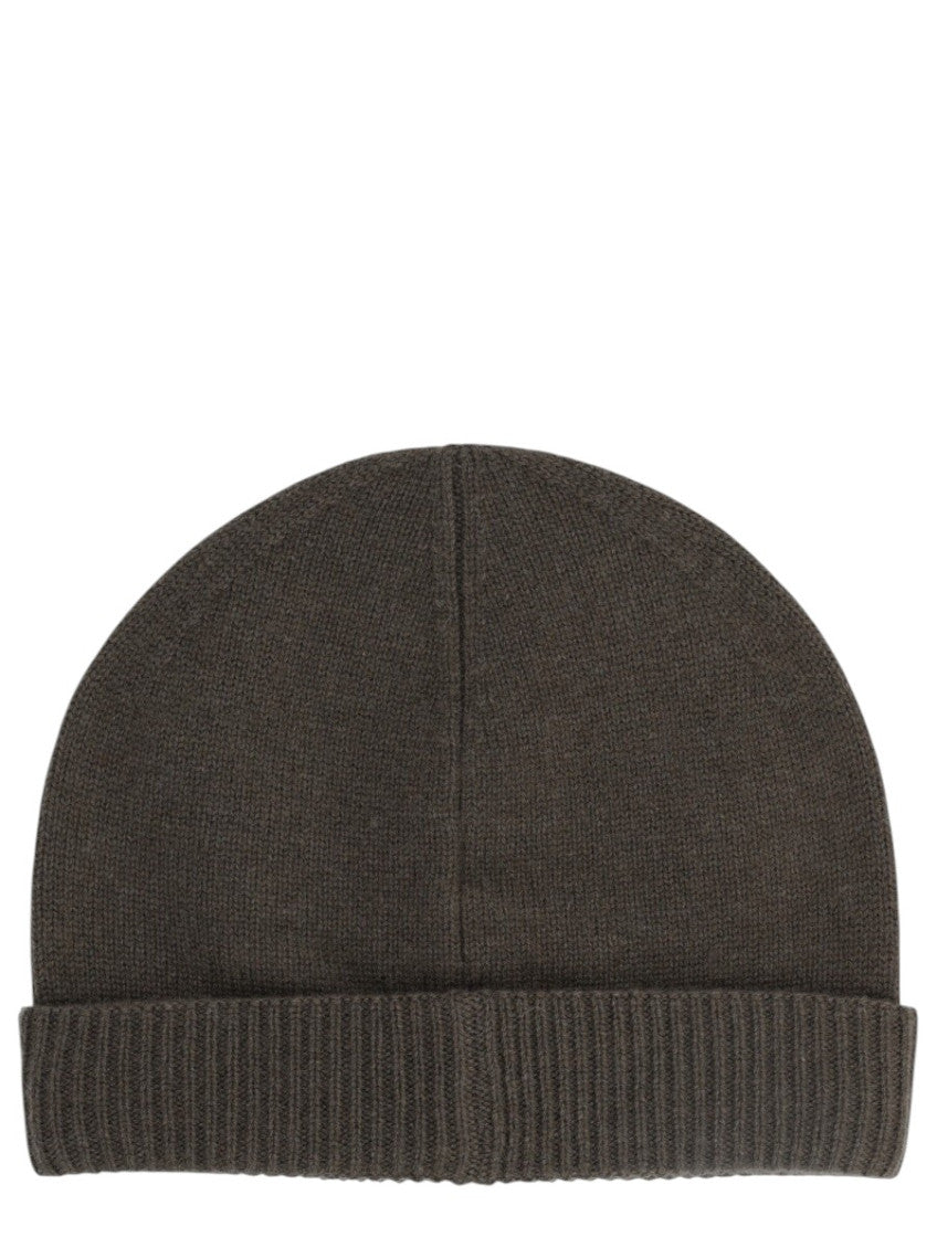 Grey Knitted Beanie Cap 2