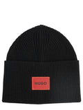 Black Logo Beanie Cap 1