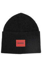 Black Logo Beanie Cap 1