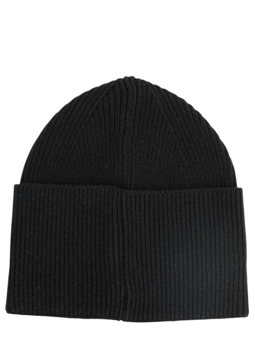 Black Logo Beanie Cap 2