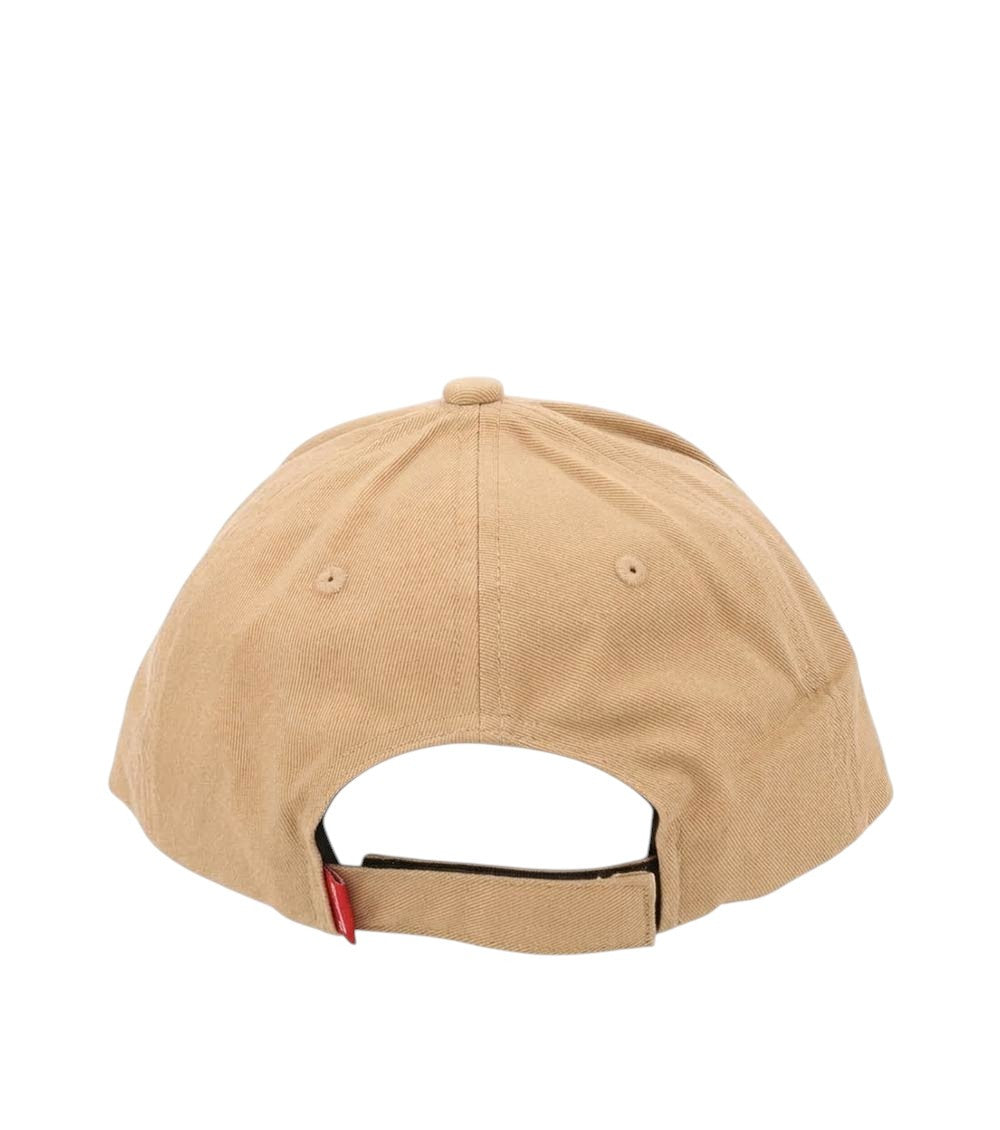 Beige Logo Patch Baseball Cap 2
