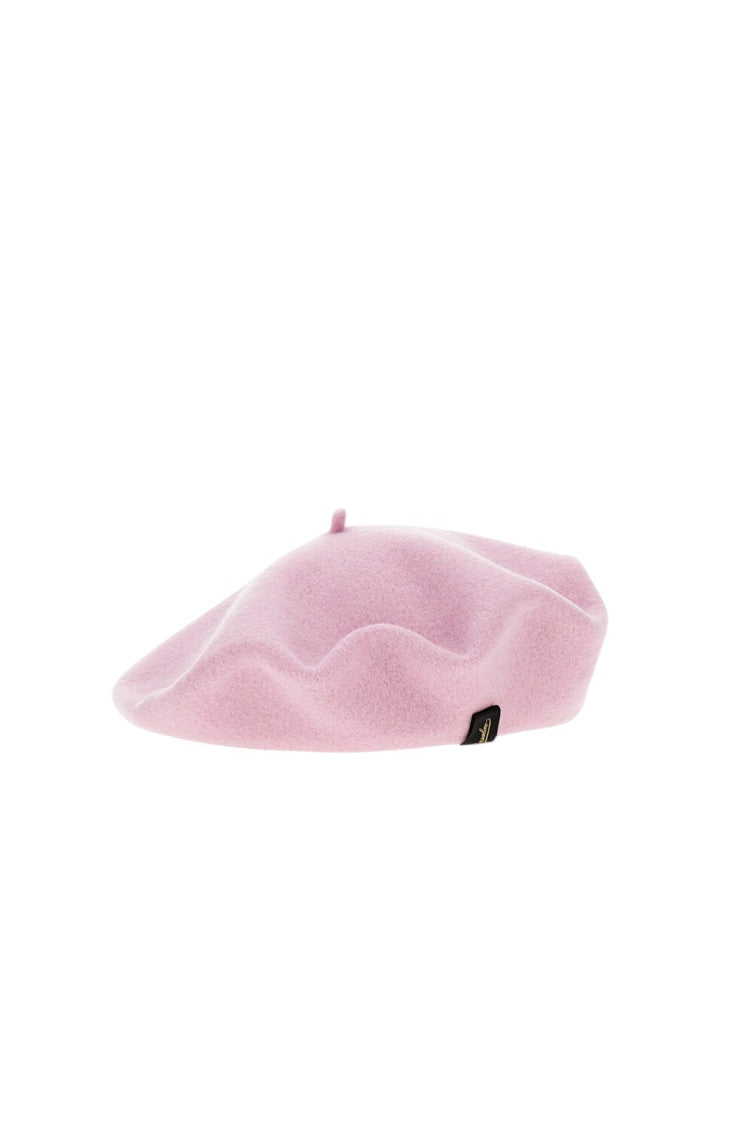 Light Pink Logo Beret Hat 1