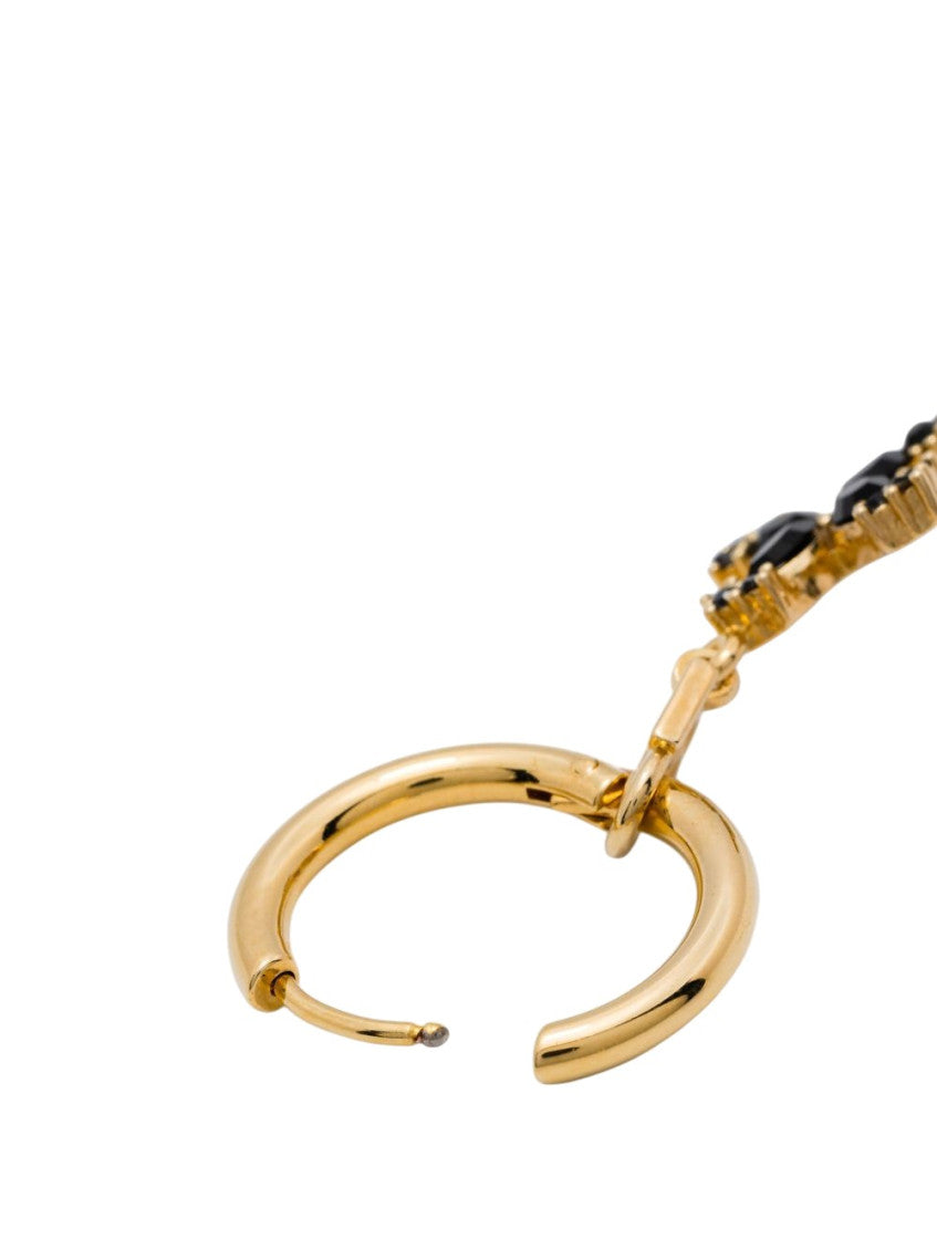 Golden Cross Drop Earrings 2