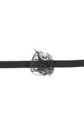 Black Silk Wrap Bracelet 1