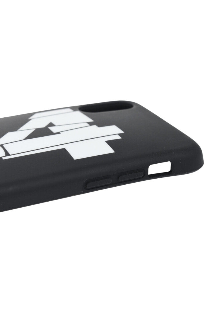 Black Logo IPhone X Case 3