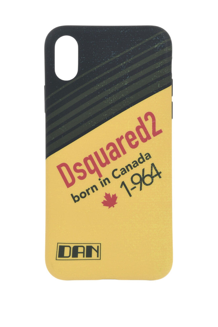 Yellow Logo IPhone X Case 1