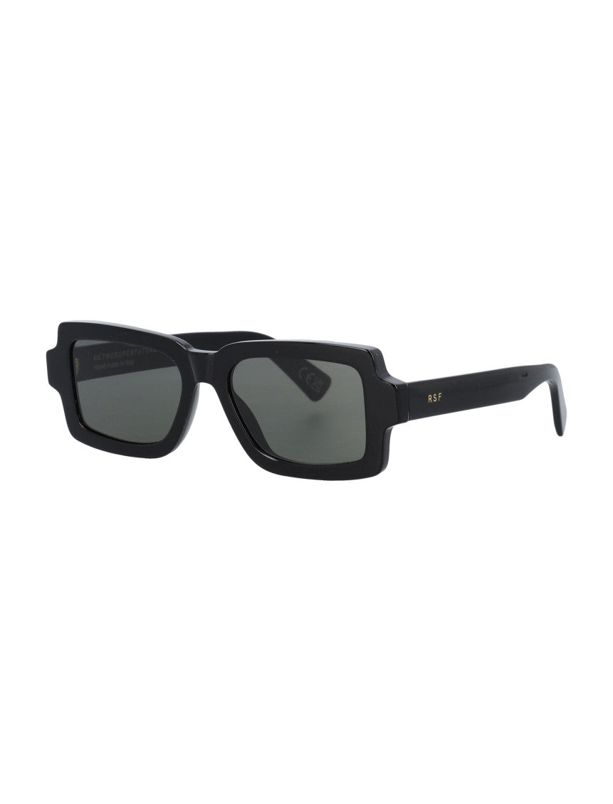Black Square Logo Sunglasses 3
